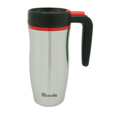 Stainless Steel Double Wall Auto Mug 400ml